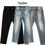Lomobee Classic Comfort Fit Jeans  - Black, Slick Grey, Green Grey