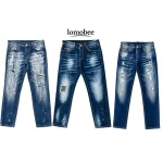 Lomobee Distressed Denim Jeans Triple  Splash
